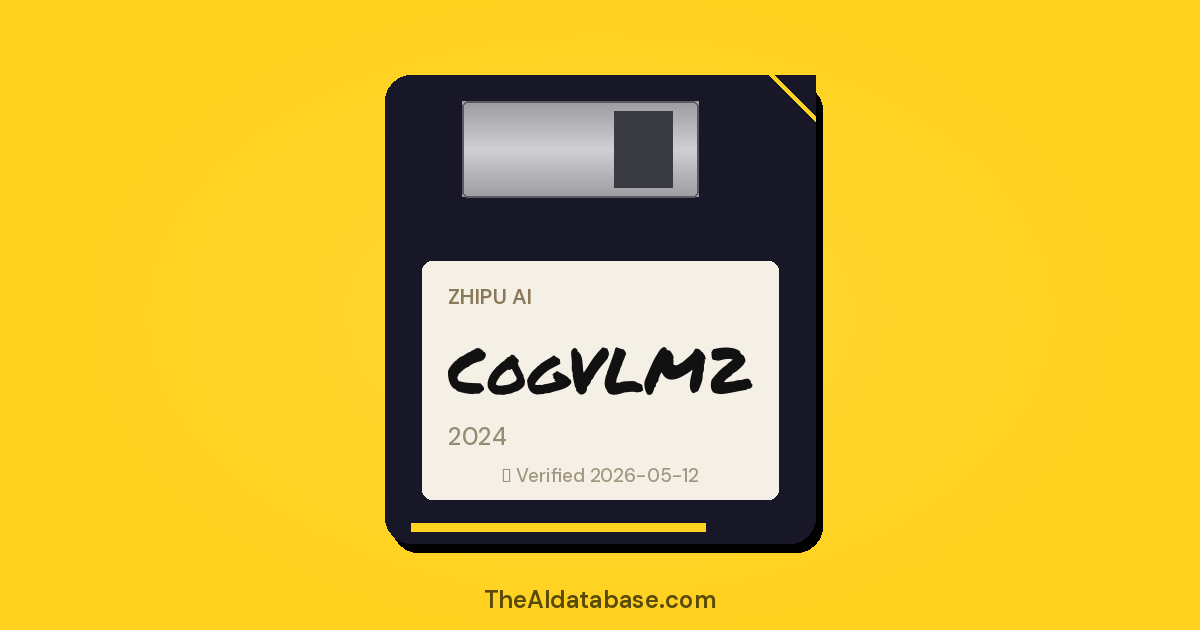 CogVLM2 floppy-disk dossier card