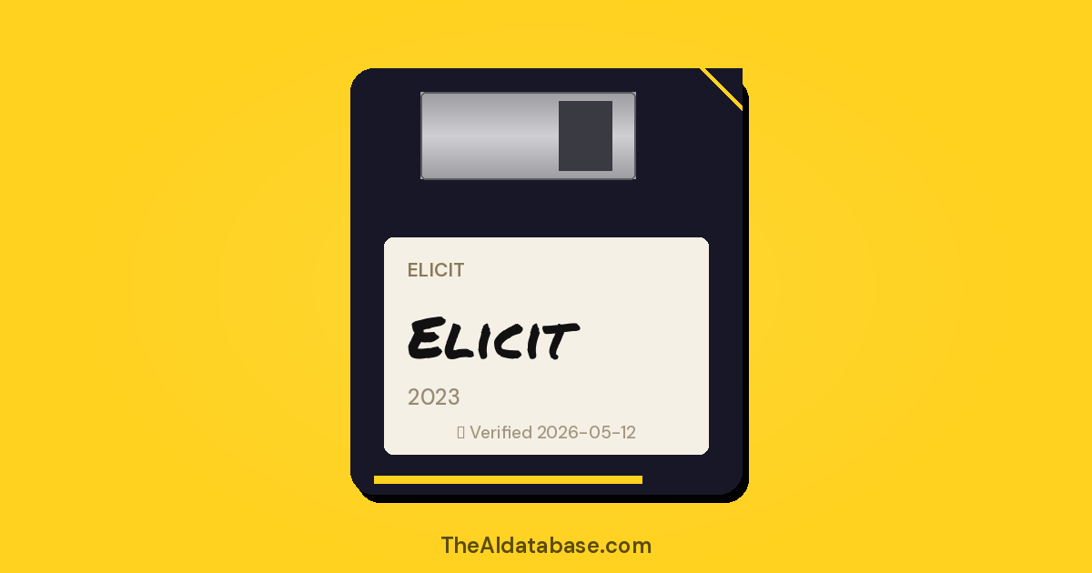 Elicit floppy-disk dossier card