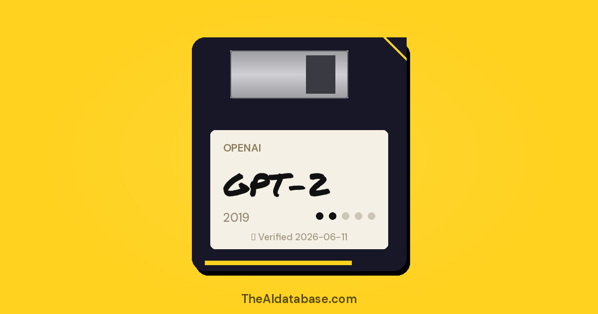 GPT-2 floppy-disk dossier card