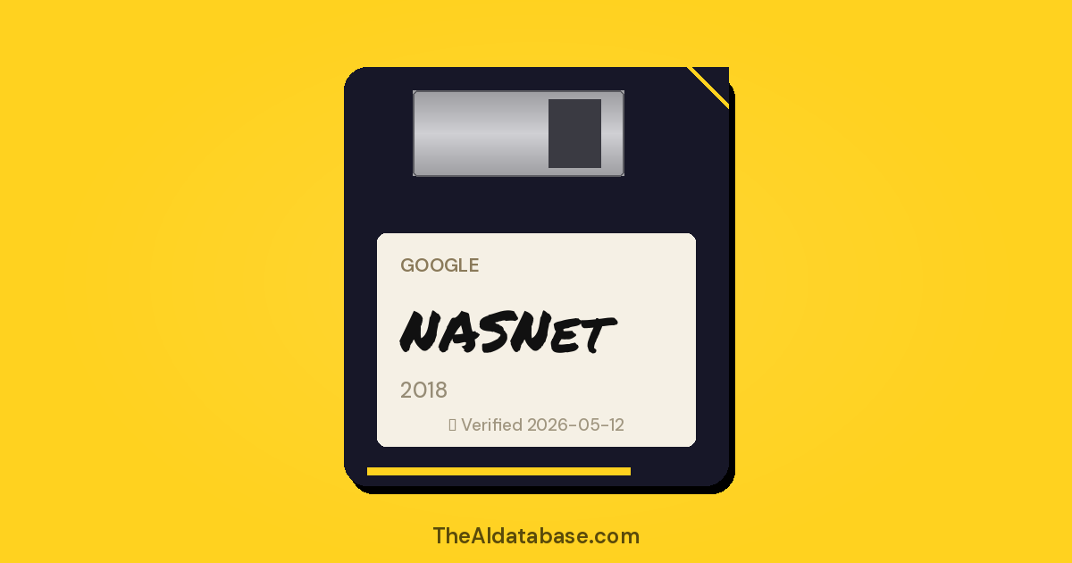 NASNet floppy-disk dossier card
