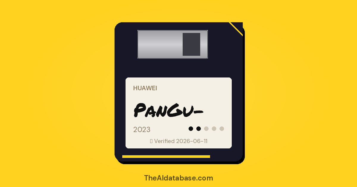 PanGu-Σ floppy-disk dossier card