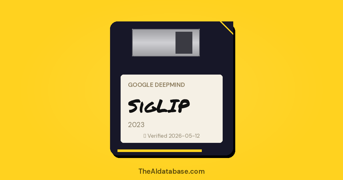 SigLIP floppy-disk dossier card